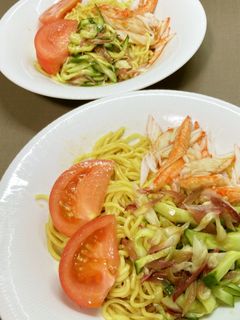 つめたい麺~切るだけ~冷し中華ごまだれ-レシピのメイン写真