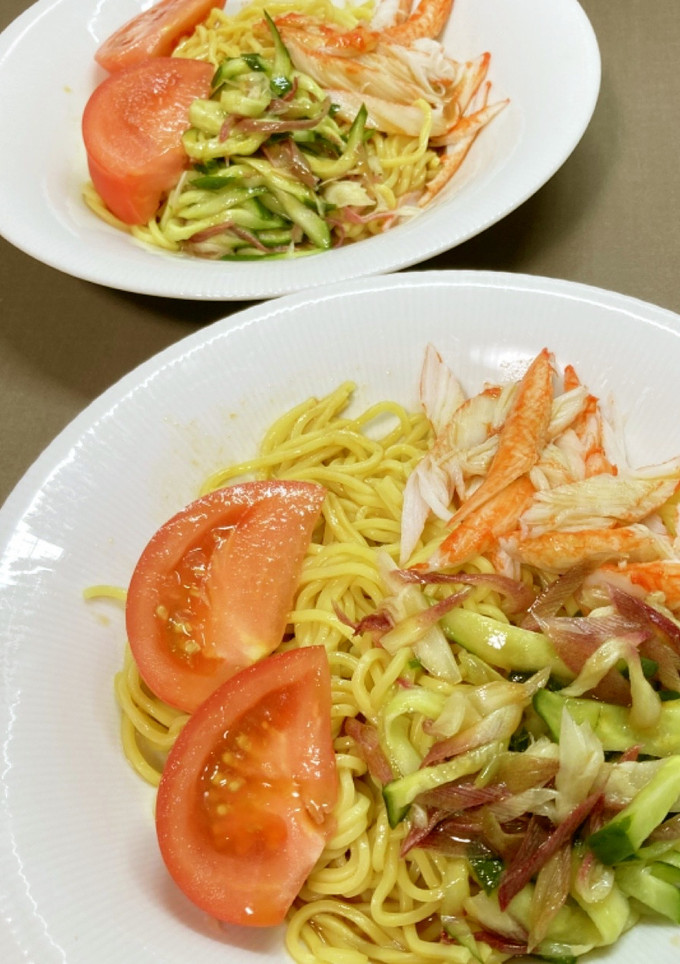 つめたい麺～切るだけ～冷し中華ごまだれ-レシピのメイン写真