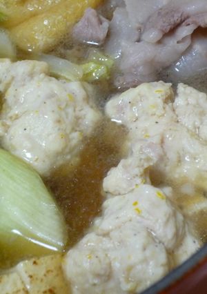 ふわっふわ♪ゆず香る豆腐入り鶏だんご-レシピのメイン写真