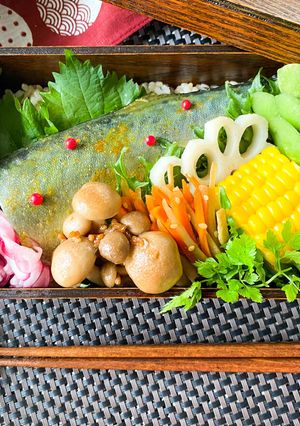 70℃～ 塩さばの冷製カレーマリネ弁当-レシピのメイン写真