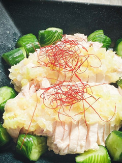 茹で鶏のねぎ塩ソース-レシピのメイン写真