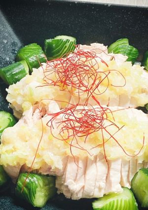 茹で鶏のねぎ塩ソース-レシピのメイン写真