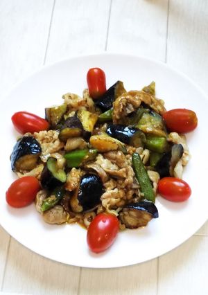 夏野菜と豚肉のカレー炒め-レシピのメイン写真