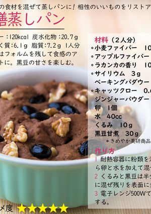薬膳蒸しパン-レシピのメイン写真