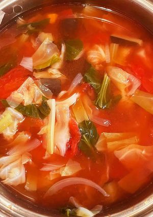 簡単！トマトスープ♪ヘルシー☆ダイエット-レシピのメイン写真