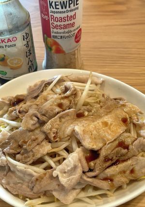 レンジで簡単★豚バラもやしポン酢-レシピのメイン写真