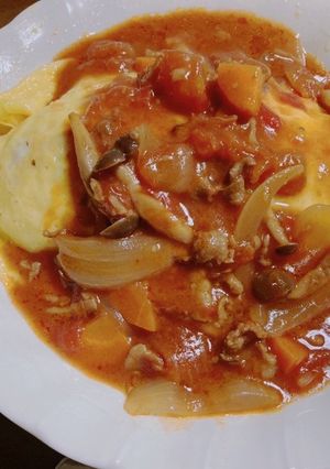 トマト缶でハヤシライス-レシピのメイン写真