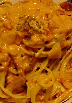 簡単❤トマトクリームパスタ-レシピのメイン写真