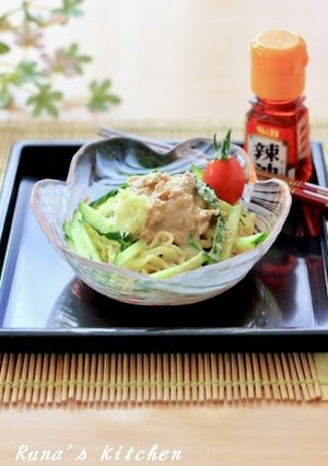 つめたい麺♬簡単ごまだれラーメンサラダ-レシピのメイン写真