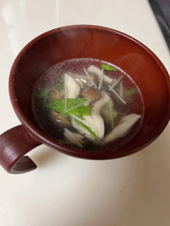 しめじと水菜の中華風スープ-レシピのメイン写真