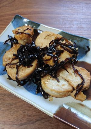 サラダチキンの胡麻昆布炒め。超簡単！-レシピのメイン写真