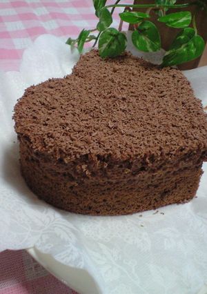 ハートのチョコムースケーキ-レシピのメイン写真
