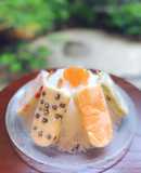 のんびり食べても溶けにくいフルーツアイス