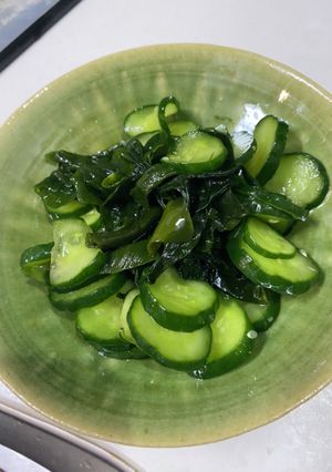 簡単♡ポン酢できゅうりとわかめの酢の物-レシピのメイン写真