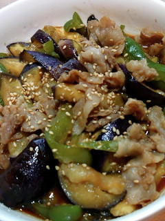 レンジで豚肉なすピーマンのオイスター煮-レシピのメイン写真