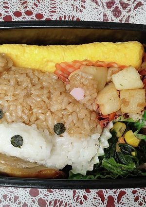 カワウソ弁当☆ぬいぐるみキャラ弁-レシピのメイン写真
