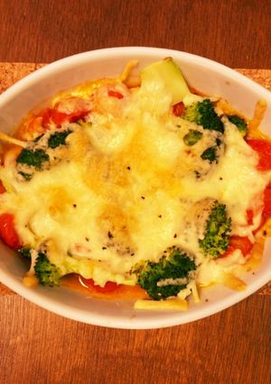 大量消費！ミニトマトグラタン-レシピのメイン写真