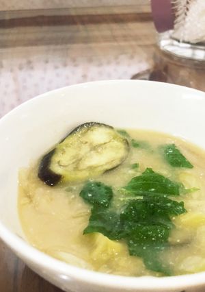 大葉お味噌汁-レシピのメイン写真