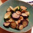 ズッキーニとナスのガリバタレモン醤油