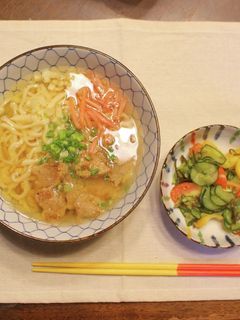 きゅうりとトマトの和え物(右の)-レシピのメイン写真