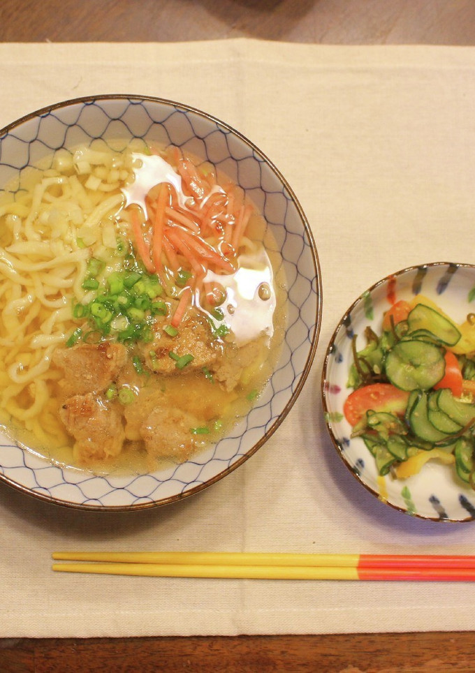 きゅうりとトマトの和え物(右の)-レシピのメイン写真