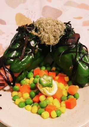 “ピーマン7号参上”Mixベジ野菜昆布煮-レシピのメイン写真