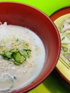 *塩さばで冷や汁そうめん*-レシピのメイン写真