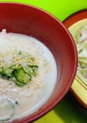 ＊塩さばで冷や汁そうめん＊-レシピのメイン写真