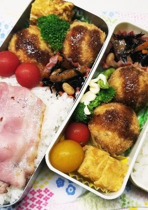 コロッケ弁当(7.26)-レシピのメイン写真