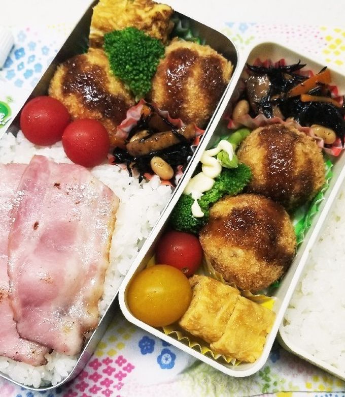 コロッケ弁当(7.26)-レシピのメイン写真