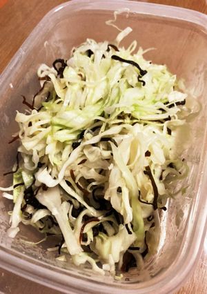 キャベツの和物-レシピのメイン写真