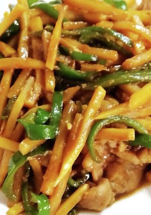 豚バラとピーマンの甜麺醤炒め-レシピのメイン写真