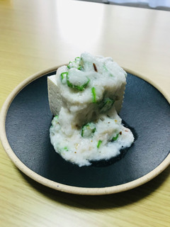 【野菜ソムリエ】冷やっこ長芋オクラ添え-レシピのメイン写真