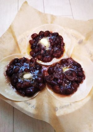 レンジで簡単★餃子の皮のあんバターピザ-レシピのメイン写真