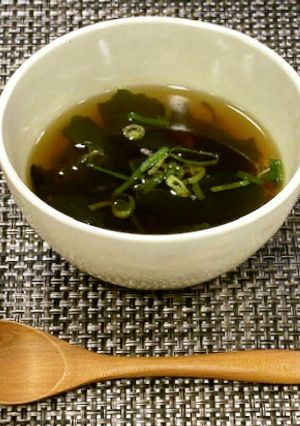 わかめの醤油スープ-レシピのメイン写真