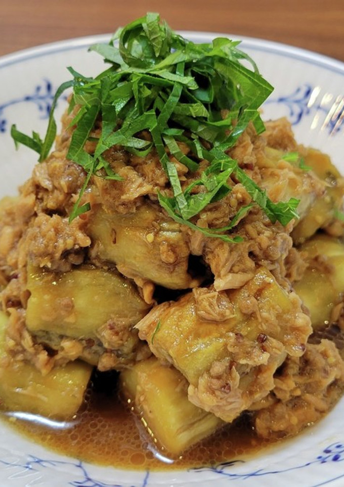 焼きナスとツナのマスタード和え-レシピのメイン写真