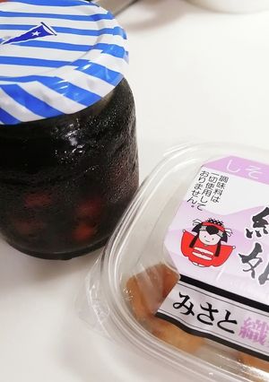 梅干しの種で♪かんたん美味しい梅醤油！-レシピのメイン写真