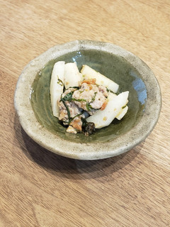 長芋と挽肉のさっぱり大葉梅炒め-レシピのメイン写真