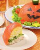 ハロウィンおばけのケーキ寿司
