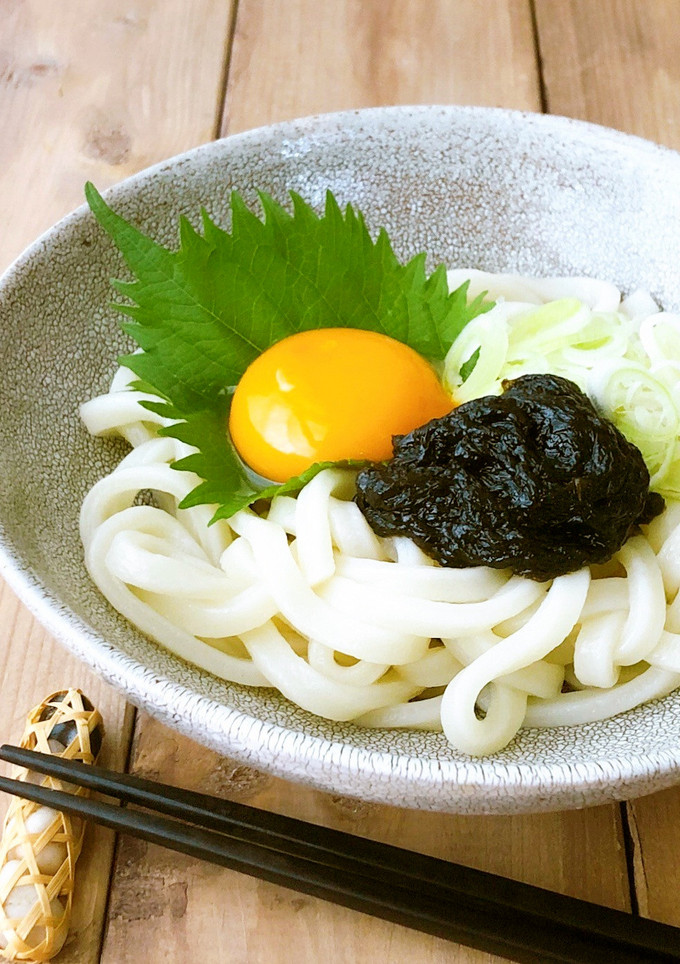 簡単♪海苔かま玉うどん／冷凍うどん-レシピのメイン写真