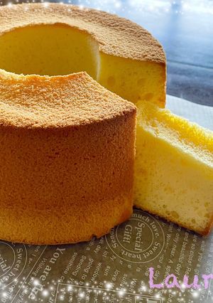 しっとりシフォンケーキ-レシピのメイン写真