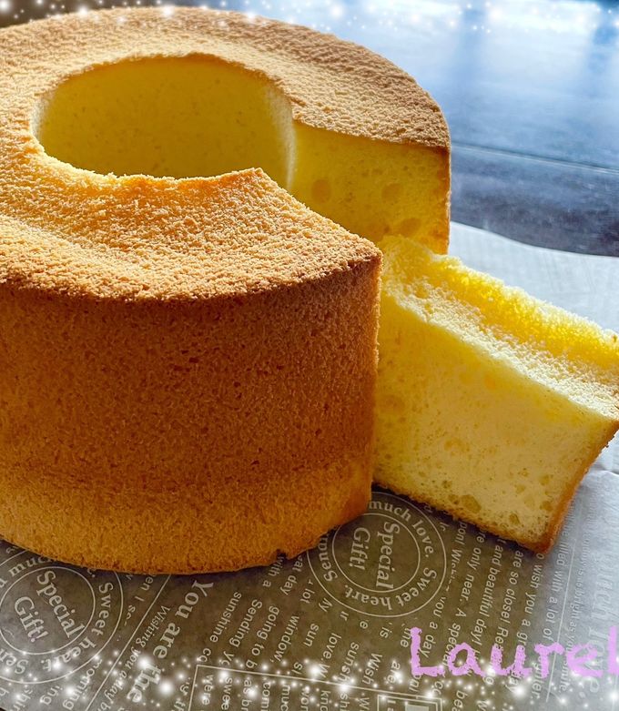 しっとりシフォンケーキ-レシピのメイン写真