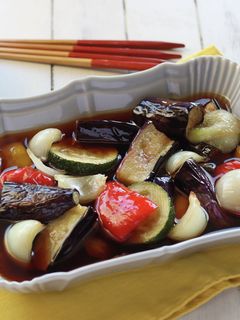 夏から秋のカラフル揚げびたし-レシピのメイン写真