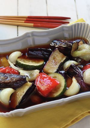 夏から秋のカラフル揚げびたし-レシピのメイン写真