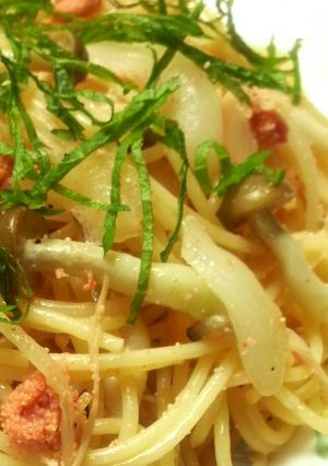 明太子スパゲティー-レシピのメイン写真