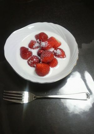 子供の頃から。。。いちごミルク♪-レシピのメイン写真