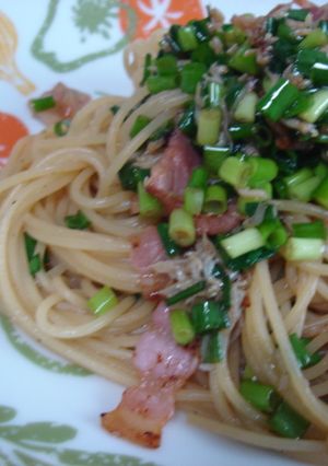 やみつき じゃことベーコンの和風パスタ-レシピのメイン写真