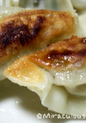 白菜でヘルシージューシー餃子！-レシピのメイン写真