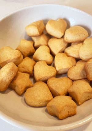 材料３つプッチンプリンでぷっくりクッキー-レシピのメイン写真