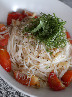 ジャコとトマトの冷製そうめん-レシピのメイン写真